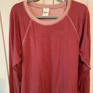 Mini hearts long sleeve top that is reversible